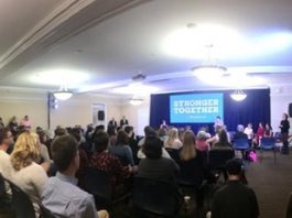 Virginia’s First Ladies Rally for Clinton at UVa