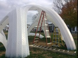 What was that big structure on the Lawn? It’s called “The Lumina Project”