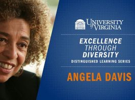 Activist Angela Davis Addresses Social Issues at Paramount Theater