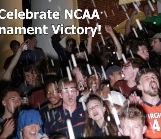 WATCH: UVA Students Celebrate Victory the Only Way They Know