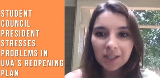 StudCo President stresses problems in UVA’s reopening plan