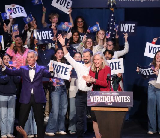 VIDEO: Abigail Spanberger Rallies in Charlottesville with Pete Buttigieg and Bill Nye