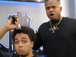 I Gave Myself a Bad Haircut and Challenged The Barbers Den to Fix It | Barber Challenge